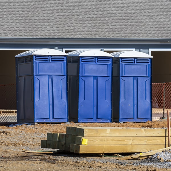 can i customize the exterior of the portable toilets with my event logo or branding in North Hanover